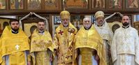 Erzbischof Daniel, Priester aus Belgien und Deutschland, Kirche des Heiligen Erzengels Michael in Genk, Belgien